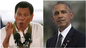 歐巴馬、杜特蒂／達志影像／美聯社