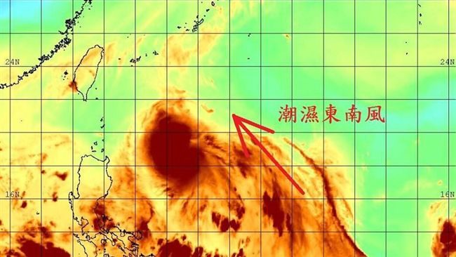 輕颱形成　鄭明典：留意強勁東南風