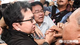 一例一休,七天假,立院,衝突,勞工,國民黨,民進黨 圖／記者林敬旻攝影