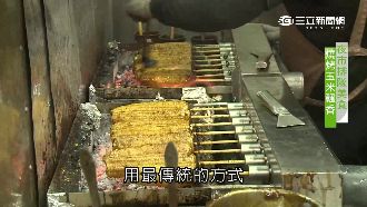 龍眼木高溫炭烤　花蓮烤玉米大排長龍