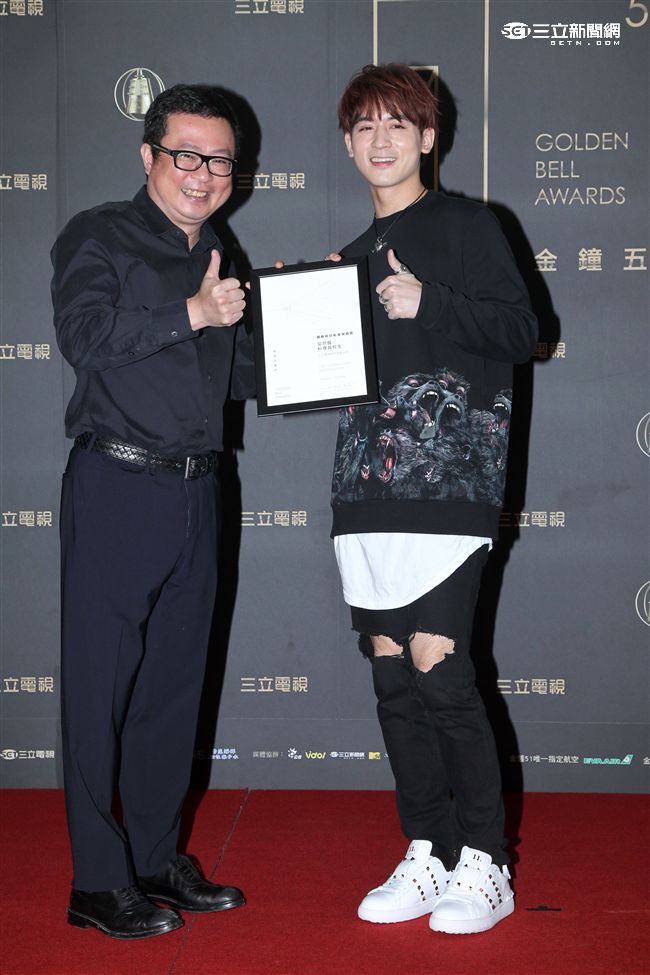 吳思賢入圍「戲劇節目新進演員獎」。（記者邱榮吉/攝影)