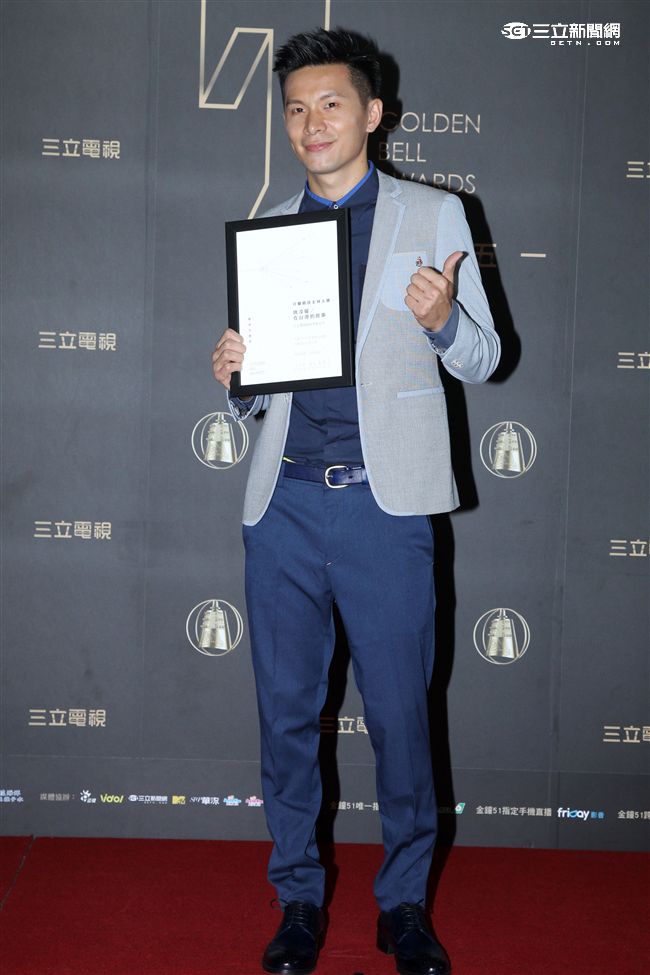 「在台灣的故事」姚淳耀入圍主持人獎。（記者邱榮吉/攝影)