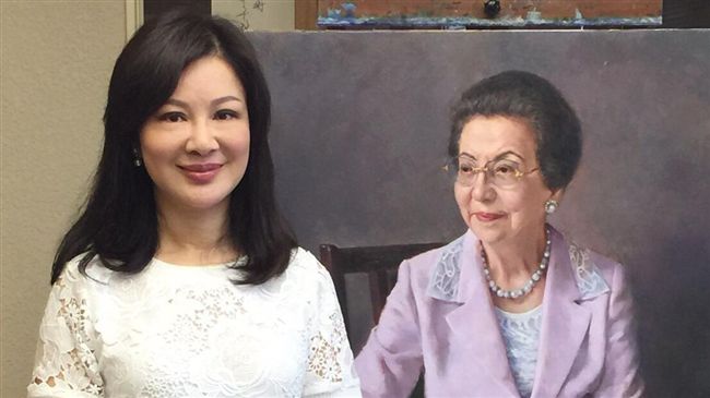 最美生日禮　陳香吟為安倍洋子繪肖像