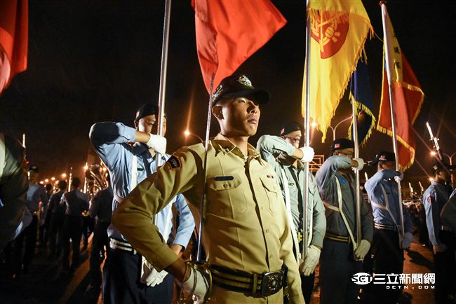 民國105年「國慶大典」夜校預演　圖／記者林敬旻攝