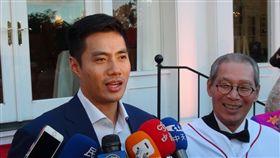 陳偉殷出席國慶酒會（圖／中央社）