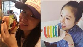 林心如（合成圖／翻攝自林心如臉書、微博）