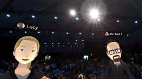 佐克柏推ＶＲ社群。（圖／翻攝自佐克柏臉書）－https://www.facebook.com/zuck/posts/10103154542263811