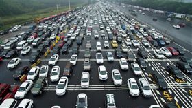 中國大陸,十一長假,車潮,返鄉,交通
圖／路透社／達志影像