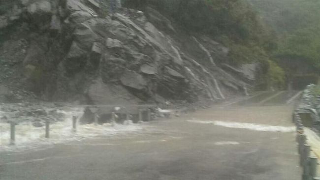 中橫晚間封路　花東地區小心豪雨災情