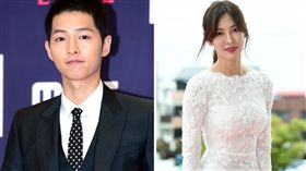 圖翻攝自韓網 宋仲基 金素妍 合成圖