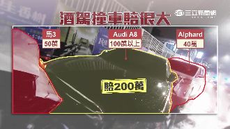 年輕女無照狂飲撞車 慘賠百萬修車費