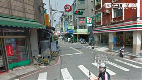 桃園大同西路口，攔停路口。翻攝Google地圖