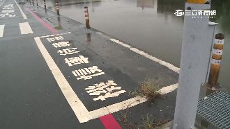 待轉區緊鄰水田　網友：閃不過變頭七