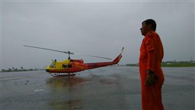 台東利稻缺糧　找不到雲層破洞送物資（圖／中央社）
