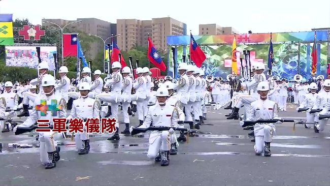 國慶大典亮點　三軍儀隊氣勢磅礡