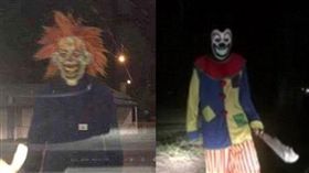 美國詭異小丑潮蔓延至英／每日郵報