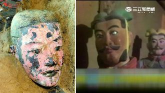 雙眼皮配紅唇　大陸山寨兵馬俑超狂！