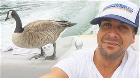 美國男子麥克與加拿大雁凱爾。（圖／翻攝自Instagram）