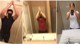 擊掌自拍（圖／翻攝自Seth Schneider 推特）