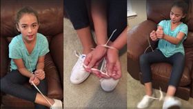 綁架,束帶,鞋帶,脫困/FB:Michelle O'Neal