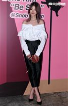 國際超人氣名模Irene Kim首度來台，為時尚服飾精品店開幕走秀。（記者邱榮吉/攝影）