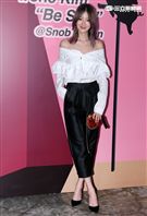 國際超人氣名模Irene Kim首度來台，為時尚服飾精品店開幕走秀。（記者邱榮吉/攝影）