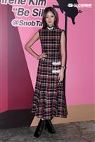 國際超人氣名模Irene Kim首度來台，為時尚服飾精品店開幕走秀。（記者邱榮吉/攝影）