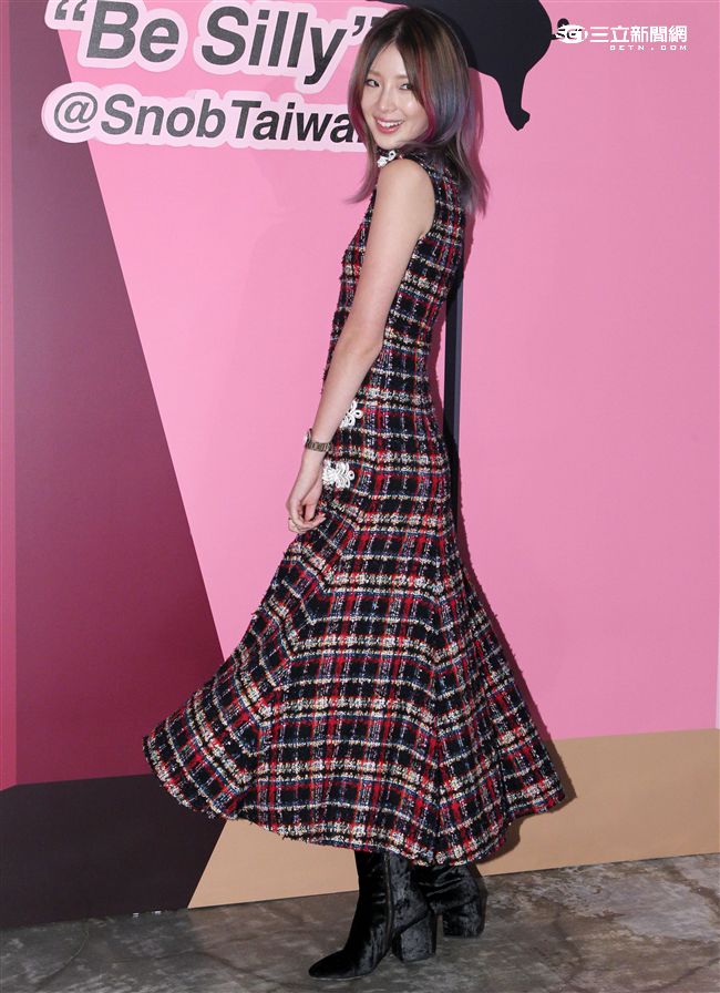 國際超人氣名模Irene Kim首度來台，為時尚服飾精品店開幕走秀。（記者邱榮吉/攝影）