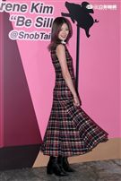 國際超人氣名模Irene Kim首度來台，為時尚服飾精品店開幕走秀。（記者邱榮吉/攝影）