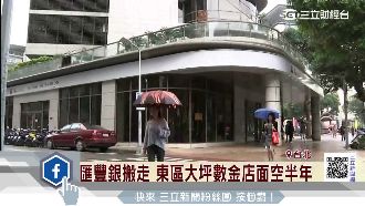 銀行退租撤離精華區　金店面乏人問津