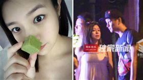 圖 翻攝自陳妍希臉書　微博　合成圖