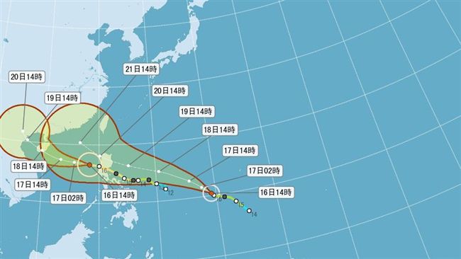 海馬壯大轉中颱　不排除發布海上警報