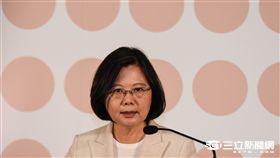 總統蔡英文,台北紡織展 圖／記者林敬旻攝