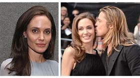 安潔莉娜裘莉、布萊德彼特、珍妮佛安妮斯頓（圖／美聯社／達志影像、Twitter）

