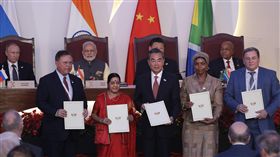 金磚國家（BRICS）高峰會（圖／中央社）