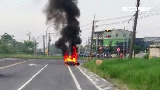 老少戀騎車口角　男朝女潑汽油2傷