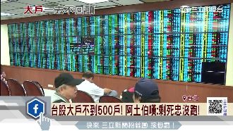 台股大戶不到500戶　剩死忠沒跑