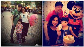 朱茵,黃貫中,女兒,黃鶯（合成圖／翻攝自朱茵微博） http://www.weibo.com/1770438374/EcL1puL6k?from=page_1006051770438374_profile&wvr=6&mod=weibotime&type=comment#_rnd1476759659963