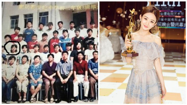 趙麗穎學生照曝光　網友：從小美到大