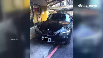 BMW掛立院停車證　無視店家當路霸