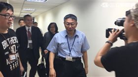 台北市長柯文哲赴市議會民進黨團報告預算　盧冠妃攝