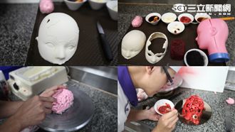 慎入！萬聖節人腦蛋糕　直擊製作過程