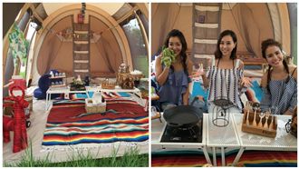 跟著「超愛美小姐」一起體驗露營樂！