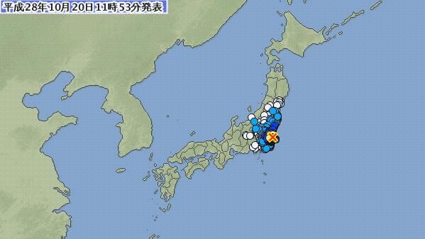 日本千葉5.3地震！最大震度4級