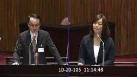 陳怡潔,黃昭元　圖／翻攝自立法院直播