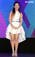 LARA梁心頤新歌幕後功臣現身。。（記者邱榮吉/攝影）