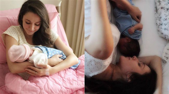 瑞莎愛女滿月　母女同框畫面超溫馨！