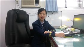 激似藝人「瑤瑤」的美女交通分隊長張惠慈（楊忠翰攝）