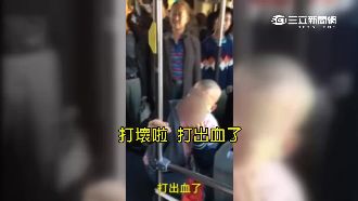 陸男公車伸鹹豬手　光頭被毆成豬頭