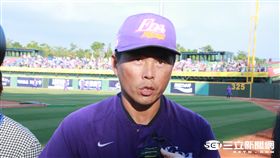 義大總教練葉君璋(記者王怡翔攝)